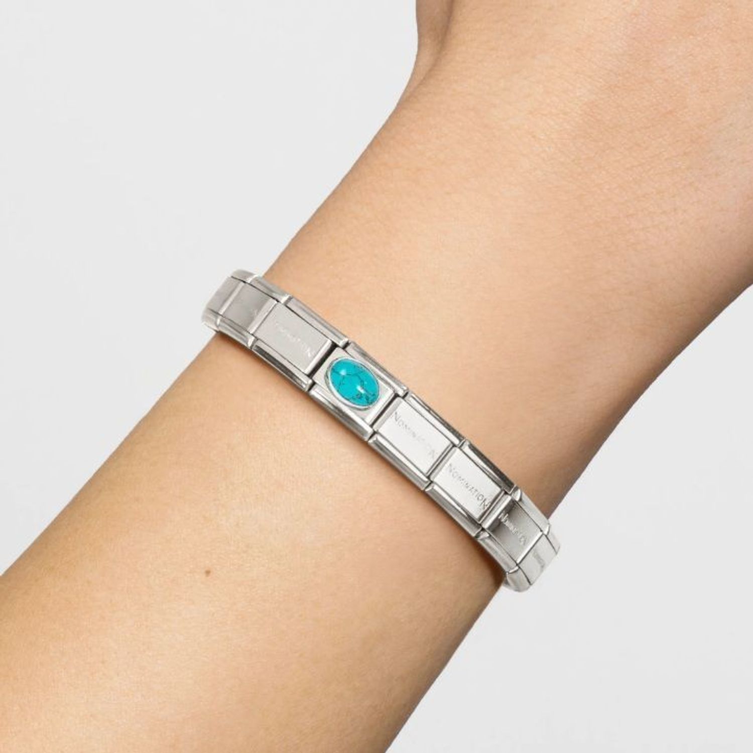 Nomination Link 925 zawieszka srebro Kamień naturalny turkus  330510 49.jpg